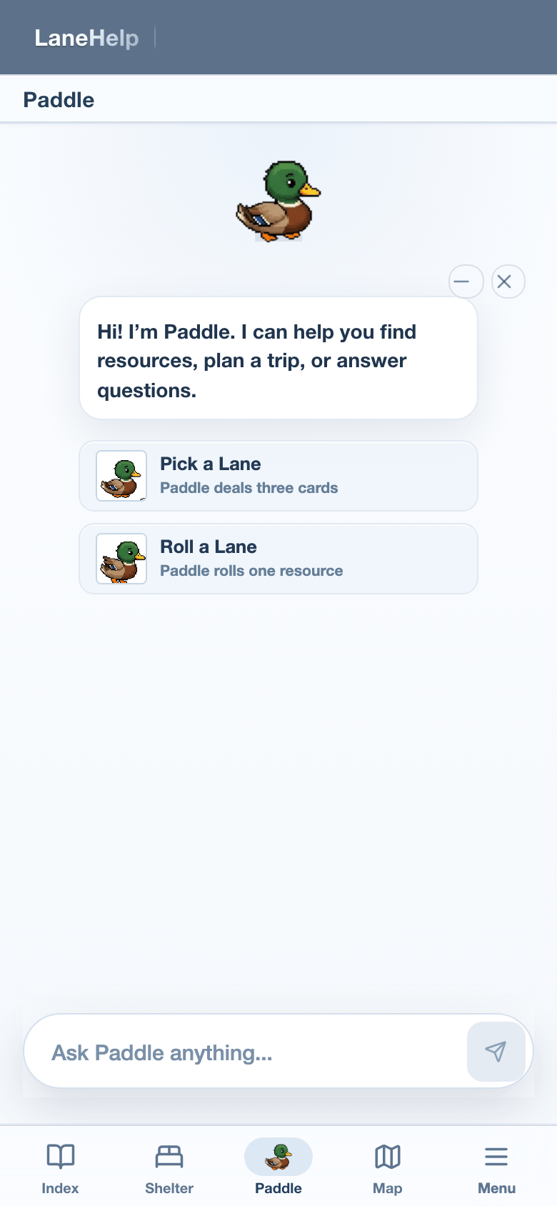 Paddle mobile assistant screenshot